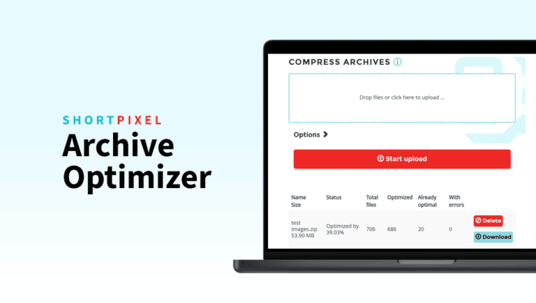 shortpixel archive optimizer zip optimize
