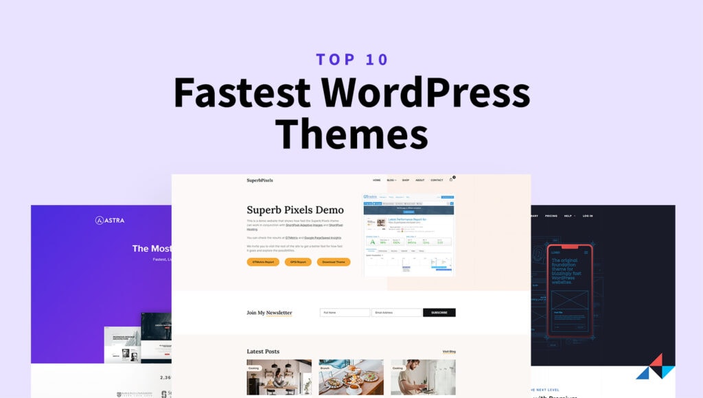 Top 10 Fastest WordPress Themes