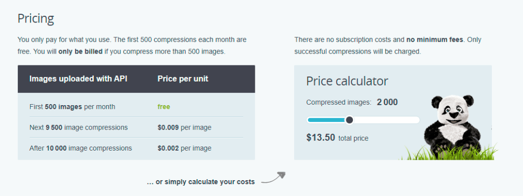 TinyPNG Pricing