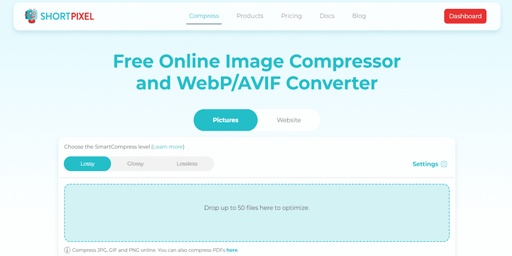 Compress PNG Images Online