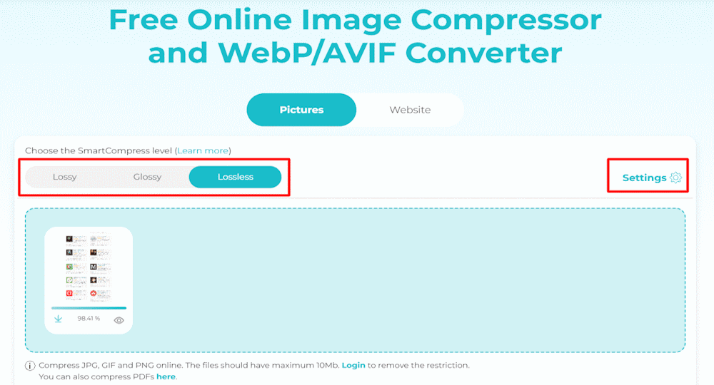 Optimize Images using shortpixel to  Meet WordPress Image Size Limit