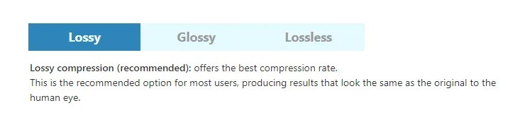 ShortPixel's Lossy compression
