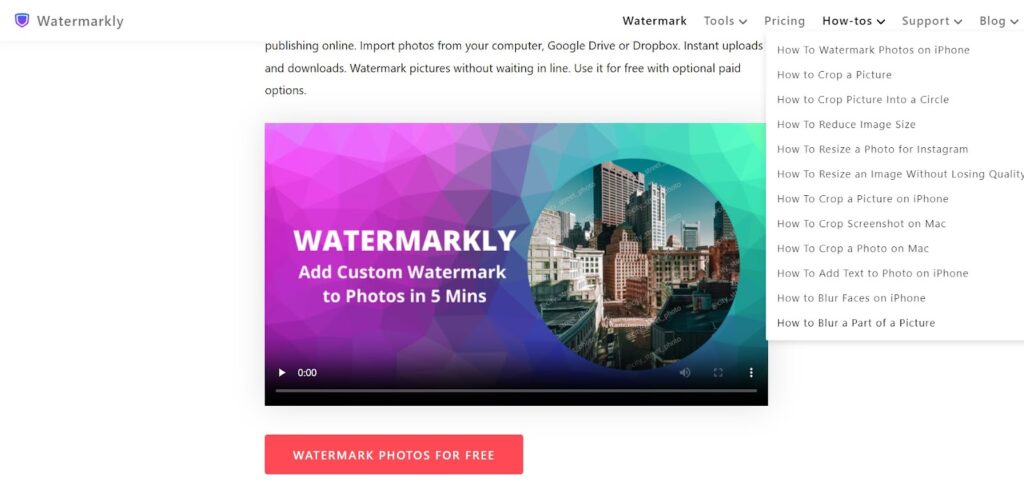 watermark your photos with apps