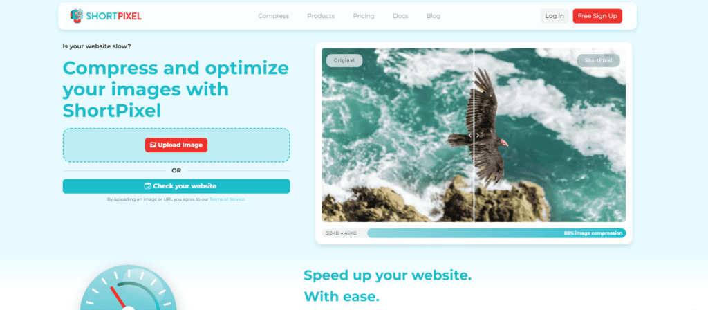 Shortpixel image optimizer- one of the top WordPress speed optimization plugins