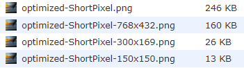 optimized shortpixel thumbnails
