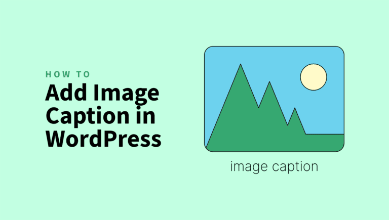 wordpress image caption