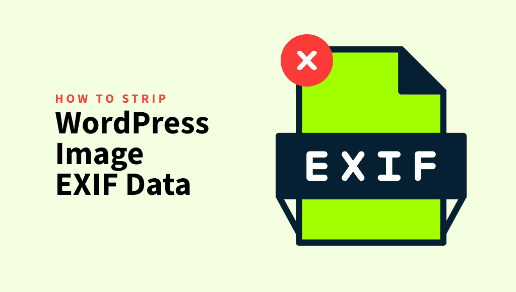 strip wordpress image exif data