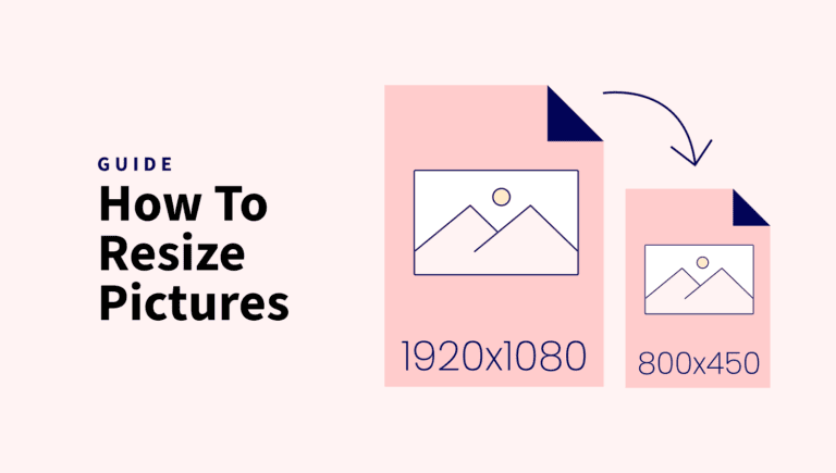 how to resize pictures