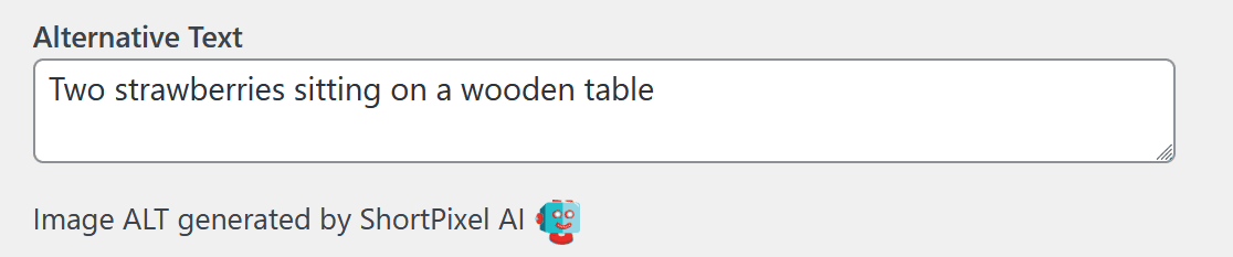 ShortPixel AI Alt Text Generator image alt generated shortpixel AI