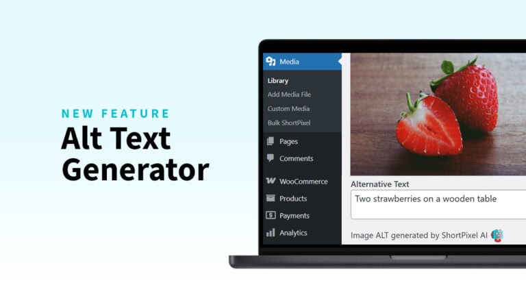 ShortPixel AI Alt Text Generator wordpress alt text generator