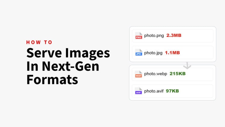 How to Serve Images in Next-Gen Formats next gen image formats