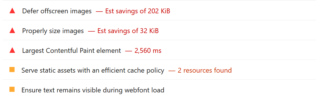 How to Properly Size Images for Websites pagespeed insights images warnings