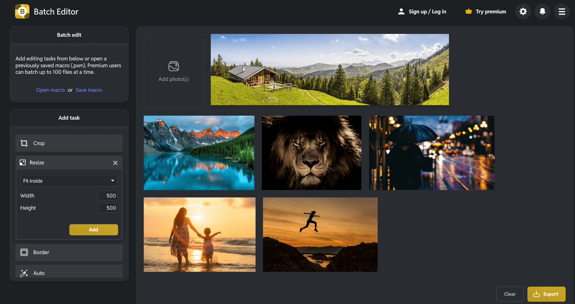 How to Batch Resize Images pixlr batch image resizing