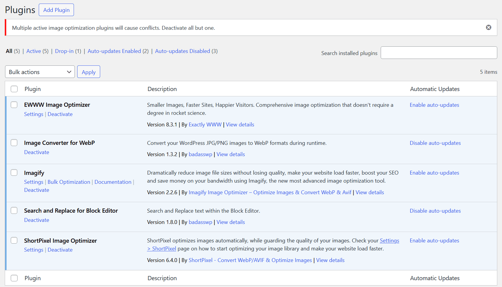 20 Common Elementor Performance Problems and How to Fix Them muliple image optimizers