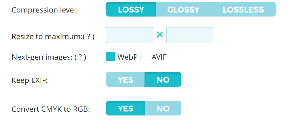 Best Tools to Bulk Optimize Product Photos for Your Online Store archive optimizer settings