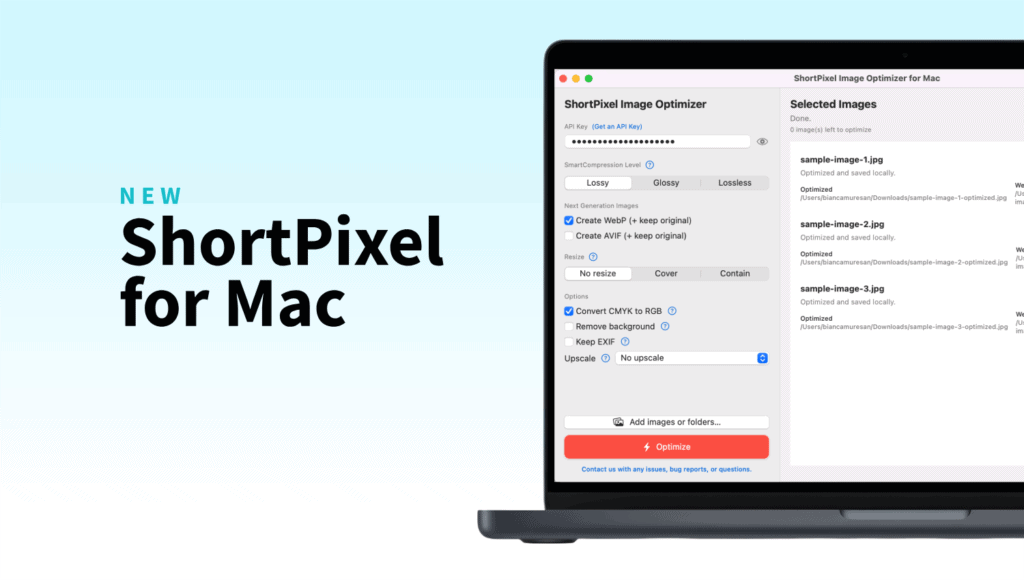 ShortPixel Image Optimizer for Mac 1