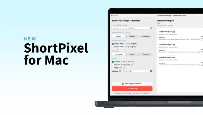 ShortPixel Image Optimizer for Mac 1
