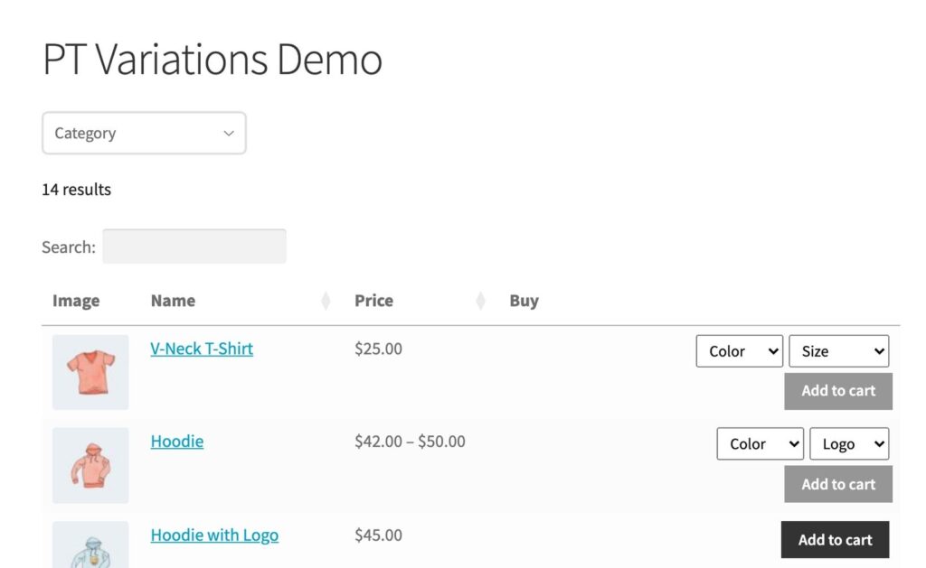 Setting Up a Quick-Order Product Table for WooCommerce image 3