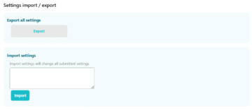 Settings - Import/Export - ShortPixel Knowledge Base